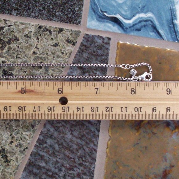 Retired David Yurman  Belmont Curb Necklace- 18K/925 - Adjustable DY Chain - Picture 8 of 12